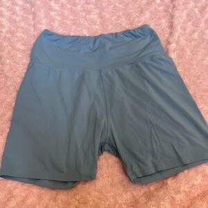 Carter's Blue Women's Bike Shorts with Wide Waistband